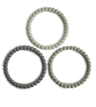 Carica l'immagine nel visualizzatore di Gallery, MUSHIE SET BRACCIALETTI MASSAGGIAGENGIVE A PALLINI VARI COLORI