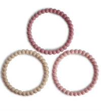 Carica l'immagine nel visualizzatore di Gallery, MUSHIE SET BRACCIALETTI MASSAGGIAGENGIVE A PALLINI VARI COLORI