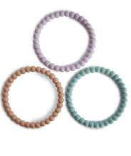 Carica l'immagine nel visualizzatore di Gallery, MUSHIE SET BRACCIALETTI MASSAGGIAGENGIVE A PALLINI VARI COLORI