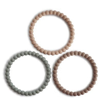 Carica l'immagine nel visualizzatore di Gallery, MUSHIE SET BRACCIALETTI MASSAGGIAGENGIVE A PALLINI VARI COLORI