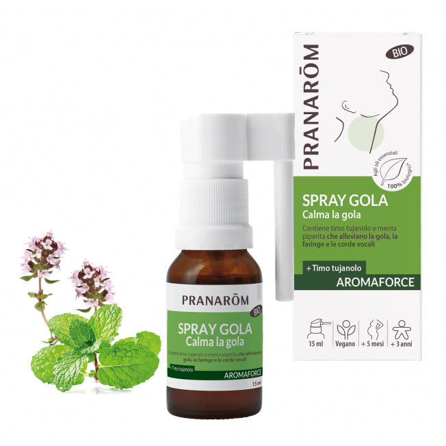 PRANAROM AROMAFORCE SPRAY GOLA 15 ML