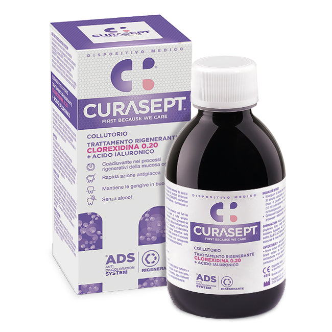 CURASEPT Collutorio RIGENERANTE CON CLOREXIDINA 0,20 200 ML