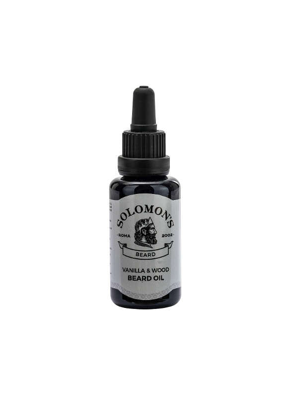 SOLOMON'S BEARD OLIO PER BARBA VANIGLIA E LEGNI 30ML