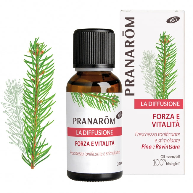 PRANAROM SINERGIA DIFFUSIONE FORZA E VITALITÀ 30 ML