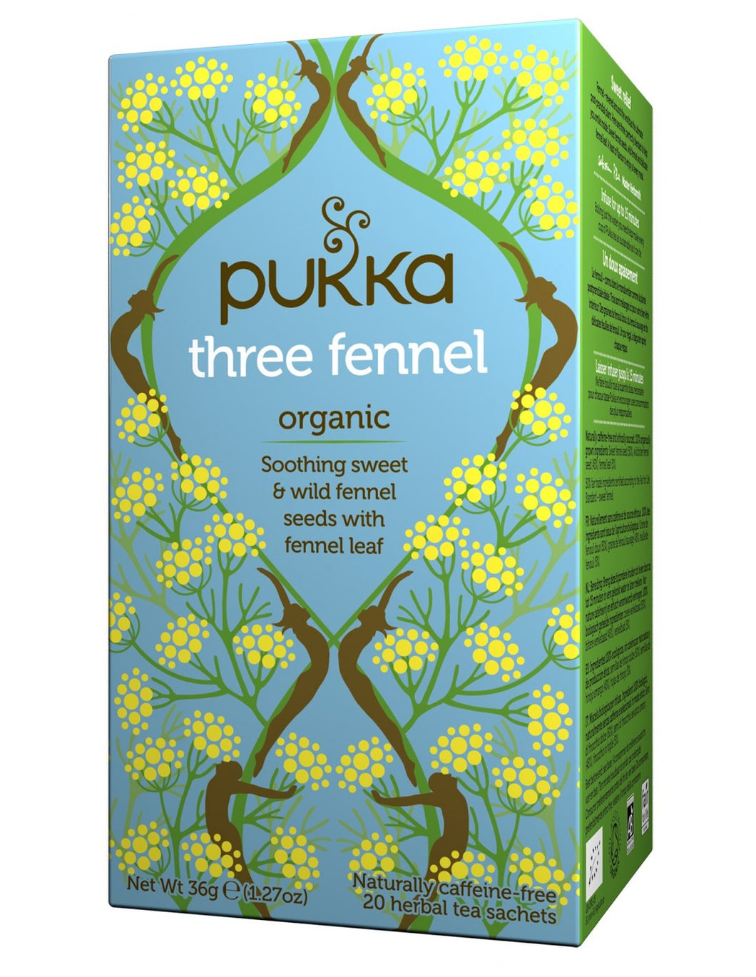 PUKKA TISANA THREE FENNEL 20BUSTINE