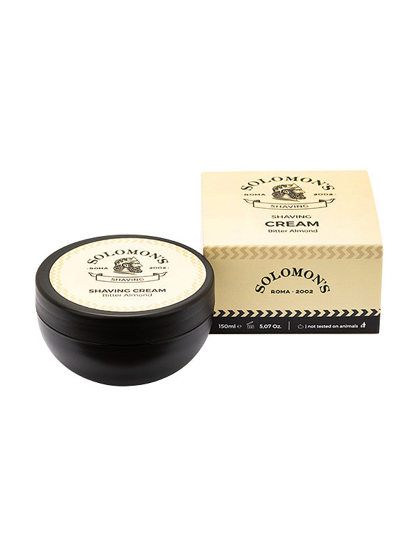 SOLOMON'S BEARD SAPONE DA BARBA IN CREMA MANDORLA AMARA 150ML