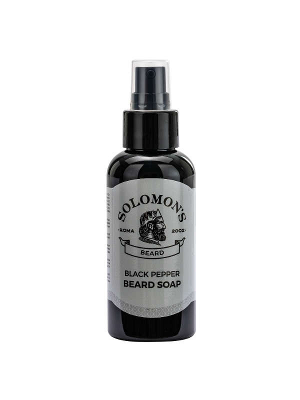 SOLOMON'S BEARD SHAMPOO PER BARBA PEPE NERO 100ML