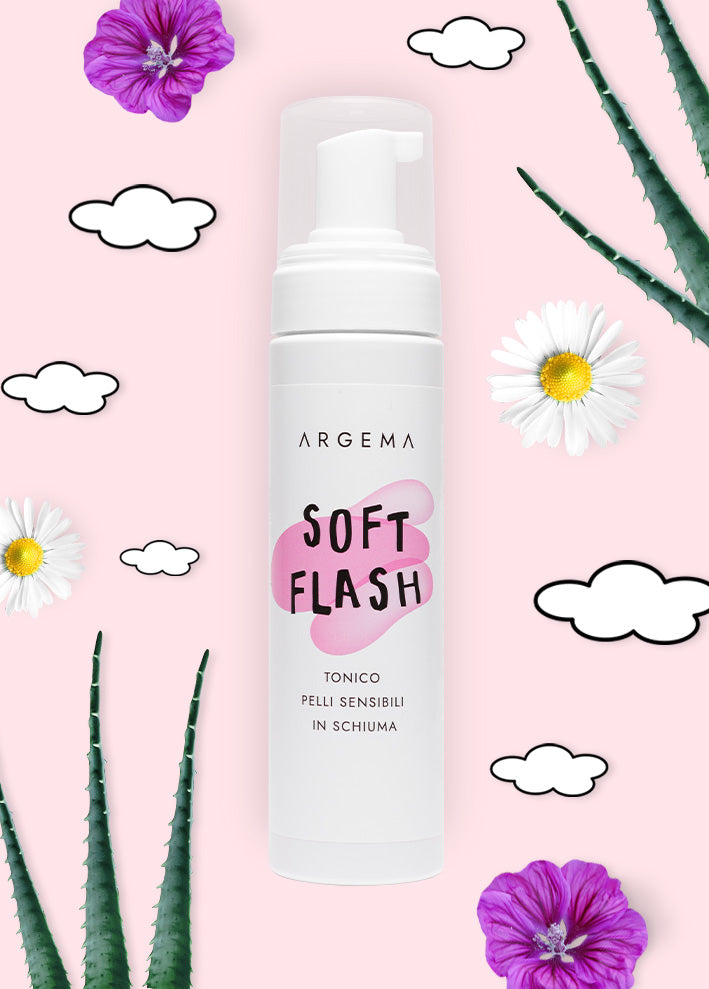 ARGEMA SOFT FLASH Tonico pelli sensibili in schiuma 200 ML