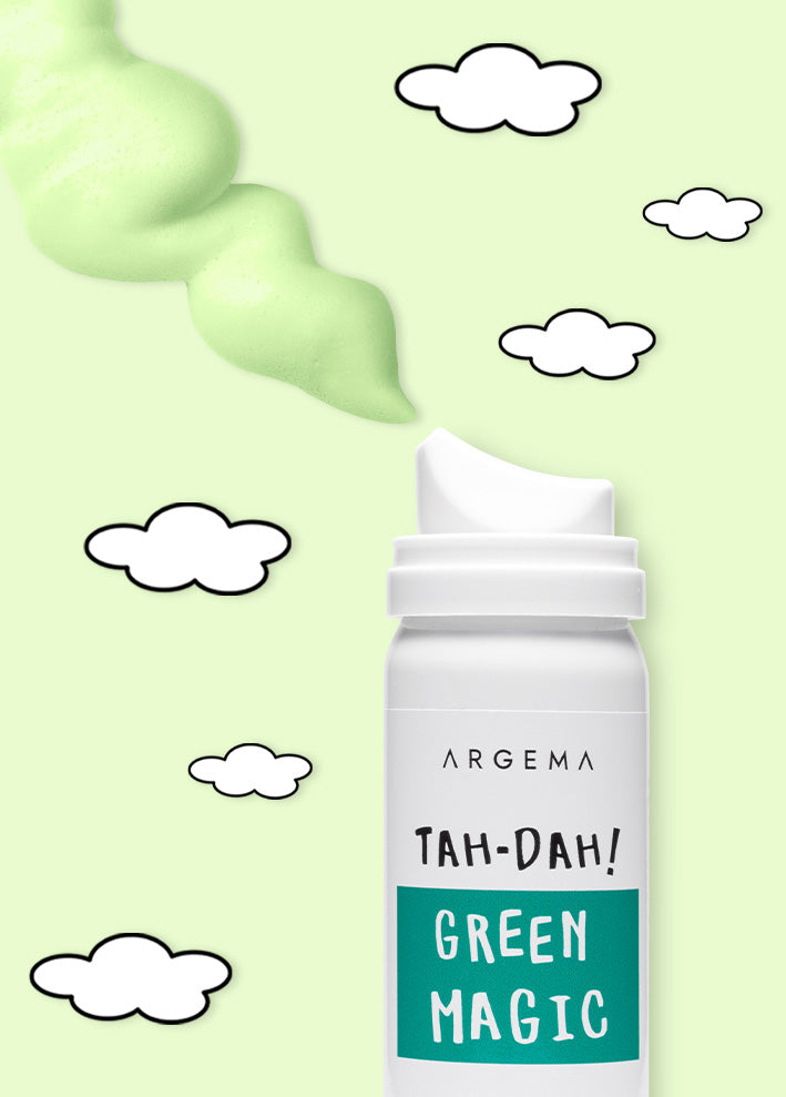 ARGEMA TAH-DAH! GREEN MAGIC Maschera argilla purificante in schiuma 50 ML